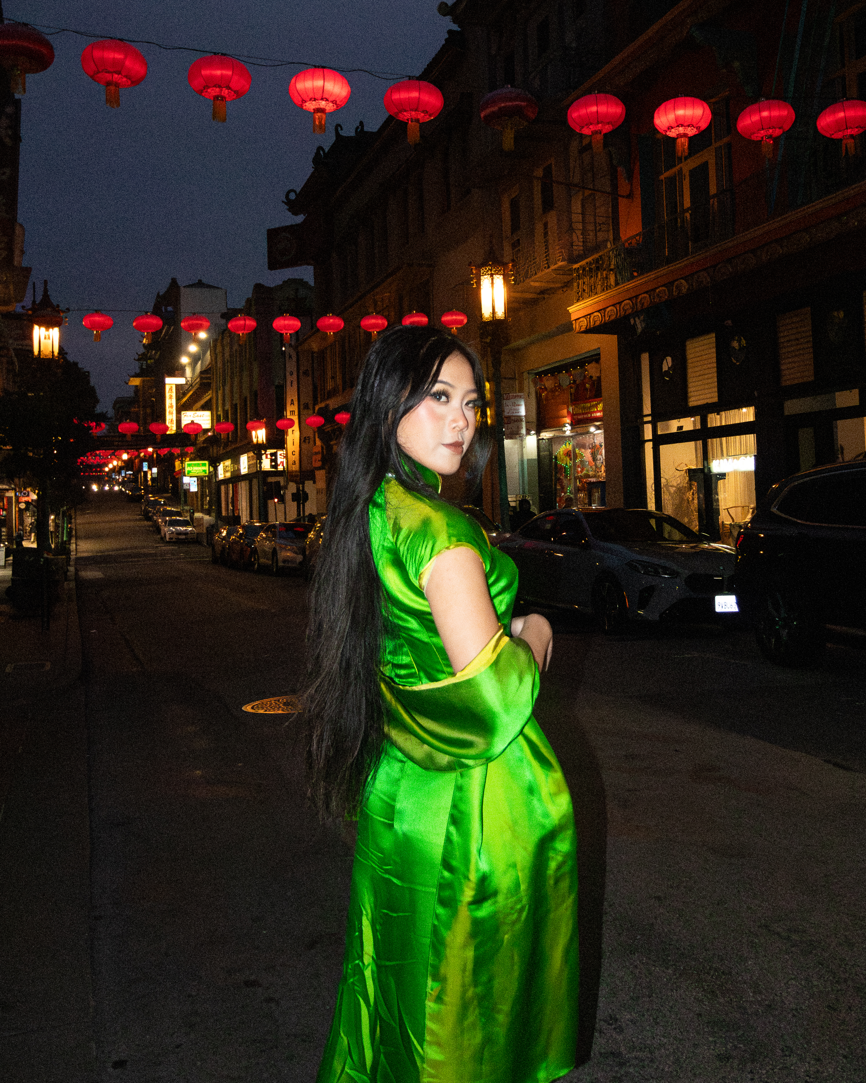 Chinatown couple portrait